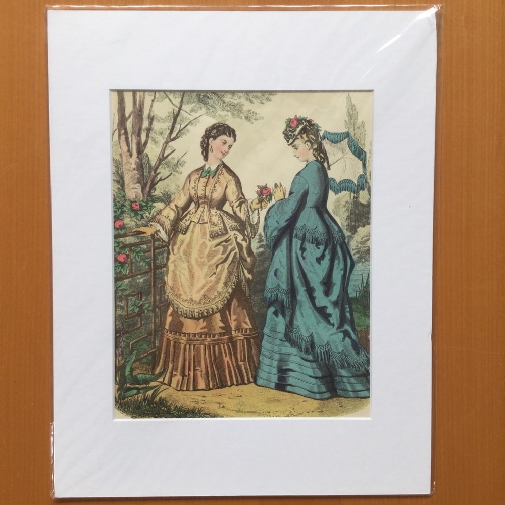 Victorian Fashion Print Artwork
